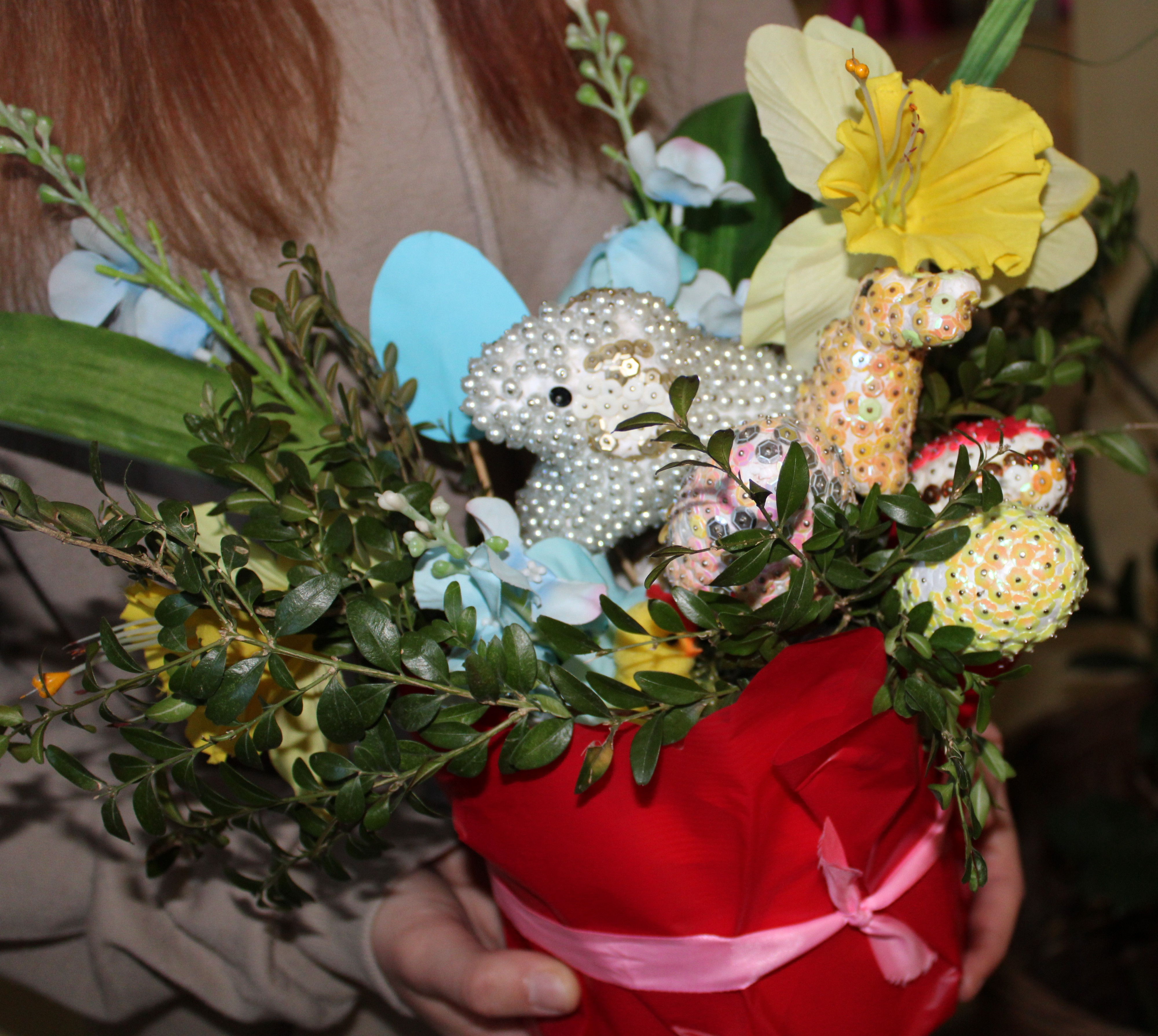 Wielkanocny flower box
