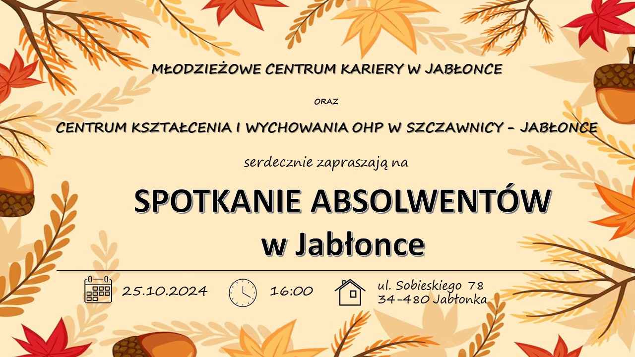 SPOTKANIE ABSOLWENTÓW