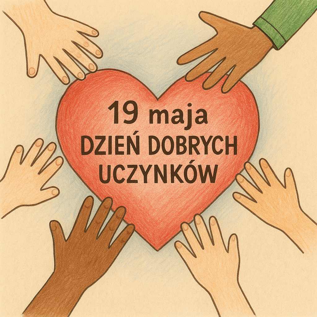 19 MAJA – DZIEŃ DOBRYCH UCZYNKÓW ❤️