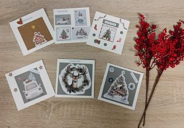 TWORZENIE RĘCZNYCH KARTEK ŚWIĄTECZNYCH