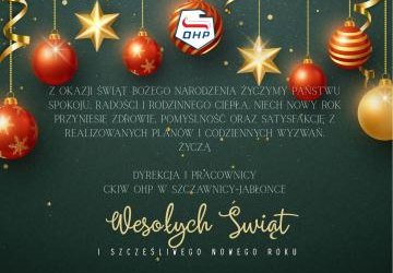 Wesołych Świąt i Szczęśliwego Nowego Roku
