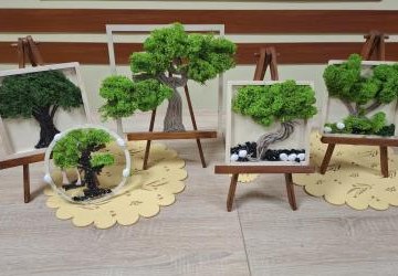 🌿🌳 ZIELONA PASJA W NASZYCH RĘKACH – WARSZTATY TWORZENIA DRZEWKA Z MCHU CHROBOTKA 🌳🌿