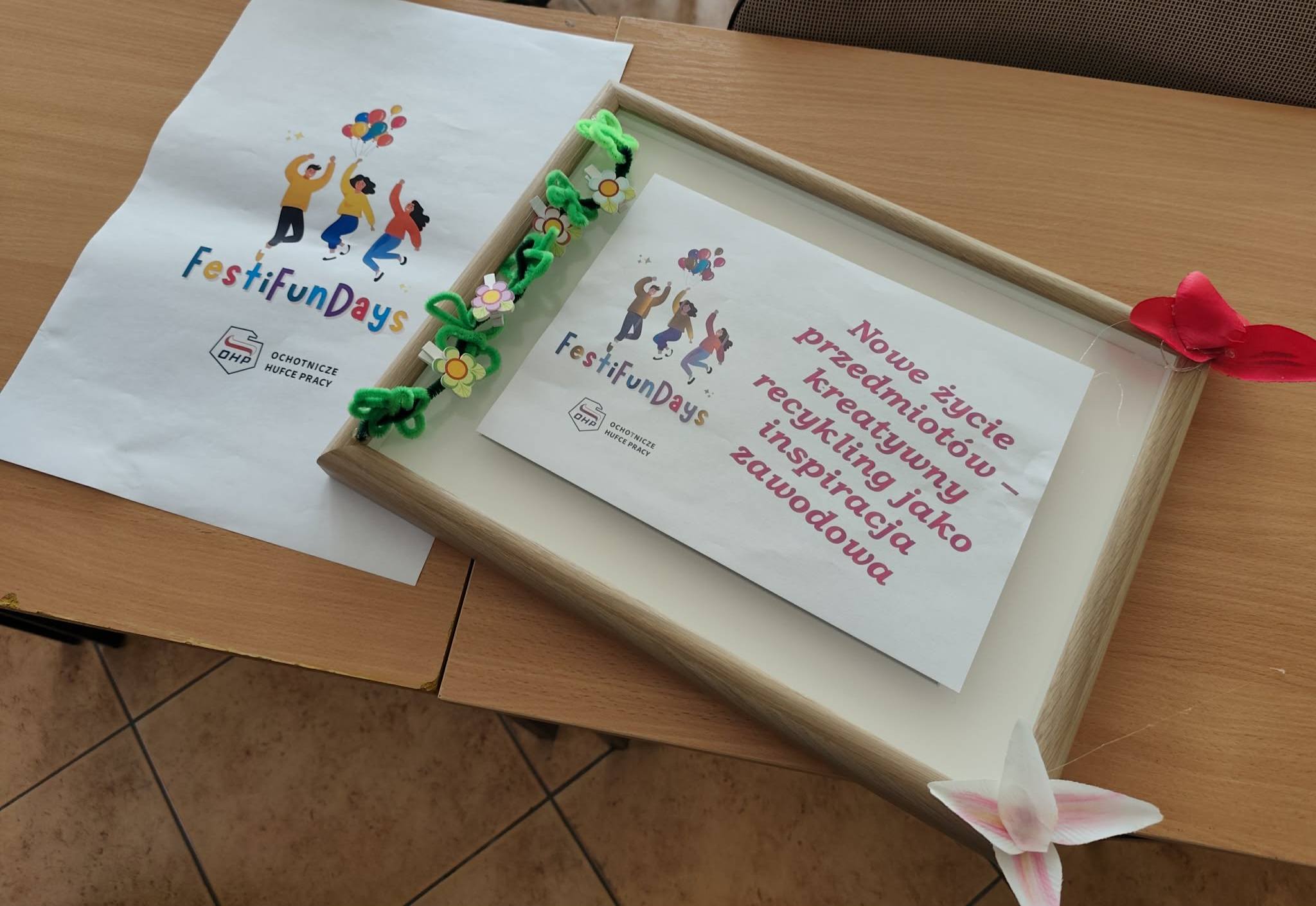 „NOWE ŻYCIE PRZEDMIOTÓW – KREATYWNY RECYKLING JAKO INSPIRACJA ZAWODOWA”