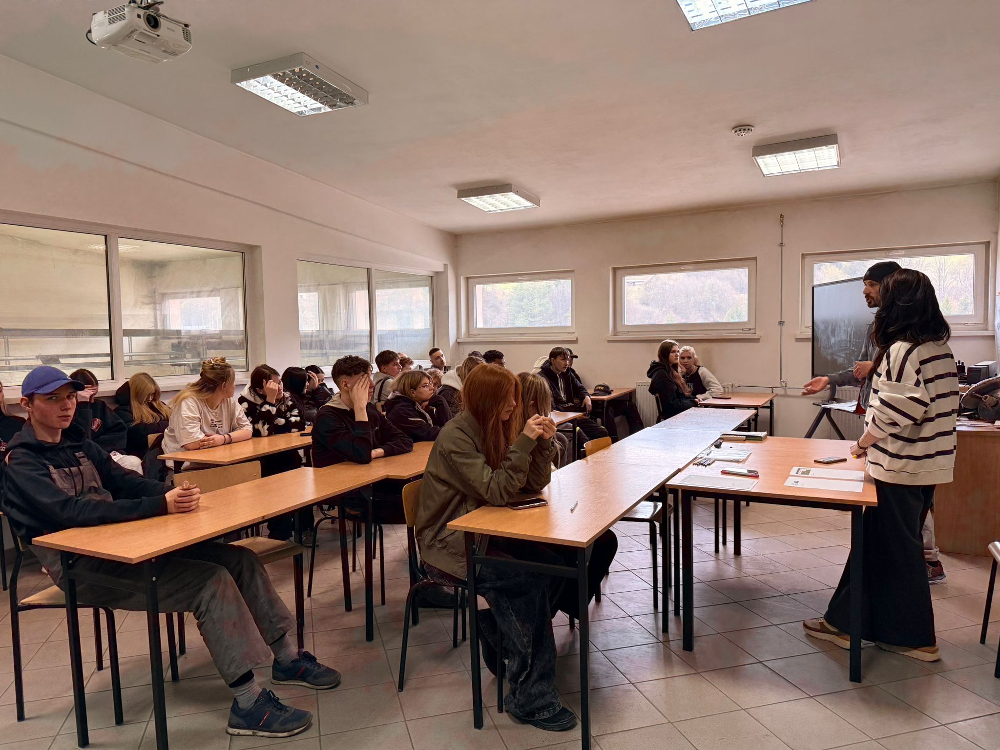 Młodzież CKiW OHP w Szczawnicy-Jabłonce  przygotowuje się do udziału w Europejskim Tygodniu Młodzieży