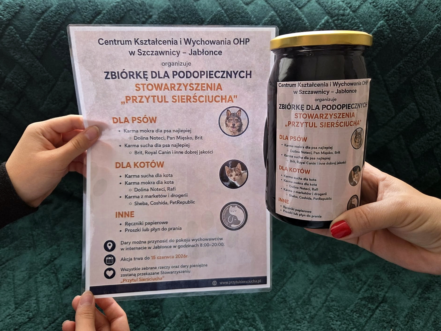 „SERCE NIE MA RASY” – RAZEM POMAGAMY ZWIERZĘTOM!